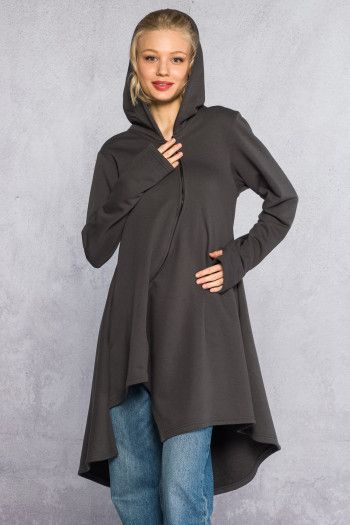 Утепленная кофта с капюшоном Бадари