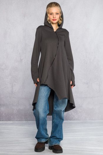 Утепленная кофта с капюшоном Бадари