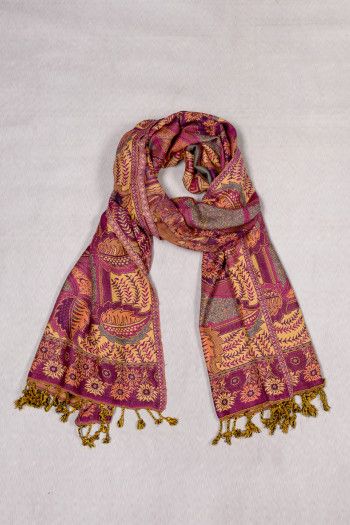 Платок с восточными узорами Кушинагар