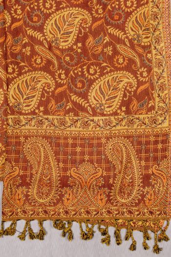 Платок с бахромой Каллистемон