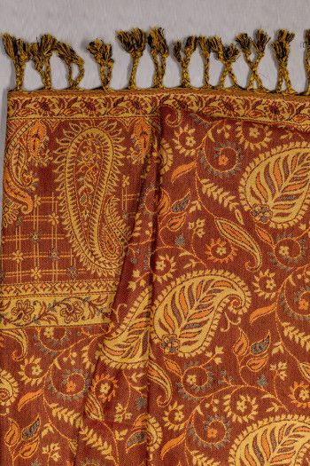 Платок с бахромой Каллистемон