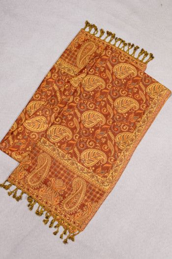 Платок с бахромой Каллистемон