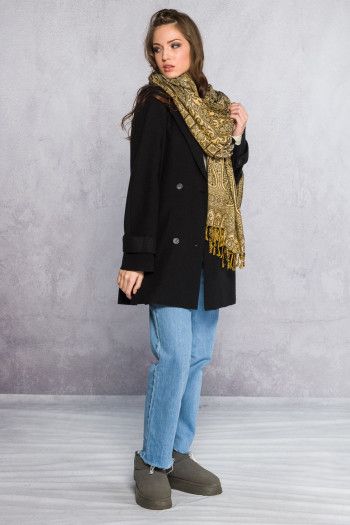 Женский шарф палантин с восточным узором «Руркелла»