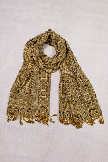 Женский шарф палантин с восточным узором «Руркелла»