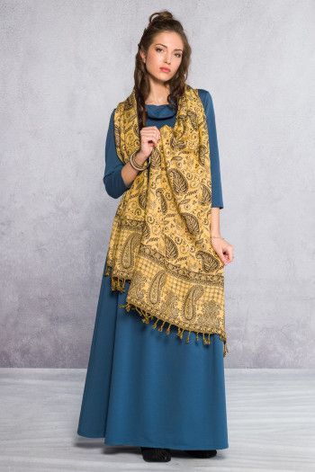 Кашемировый шарф на шею Калистегия