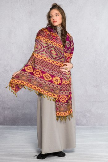 Шерстяной восточный платок Фаридабад
