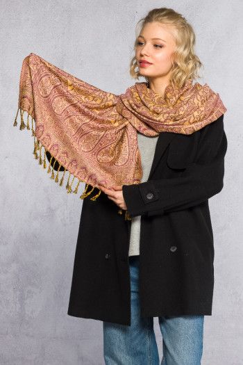 Кашемировый шарф Каусани