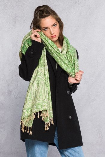 Этнический шарф Геометрия цвета