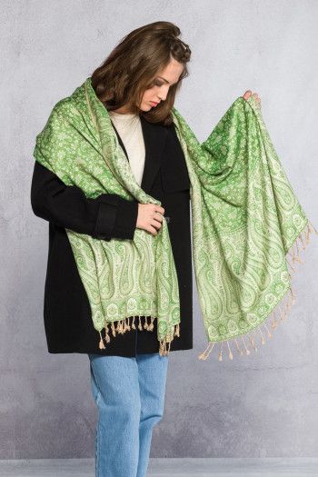 Этнический шарф Геометрия цвета