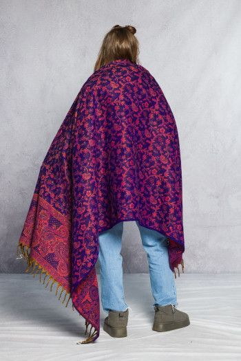 Этнический плед Лавандовый рай