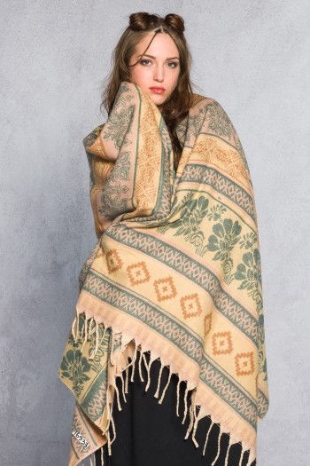 Палантин с узором Золото пустыни
