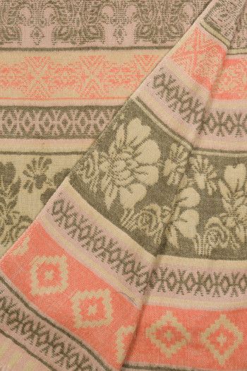 Этнический шарф Ажурные цветы