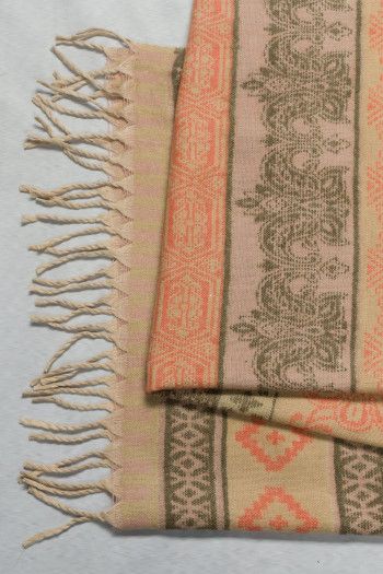 Этнический шарф Ажурные цветы