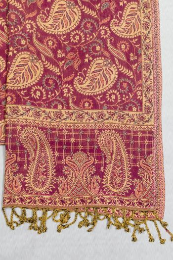 Кашемировый шарф Агератум