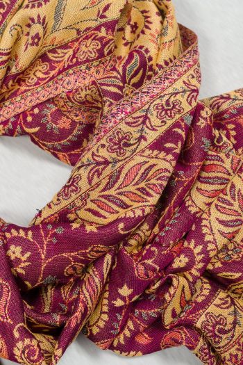 Кашемировый шарф Агератум