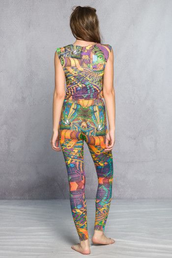 Леггинсы с принтом Минальаува