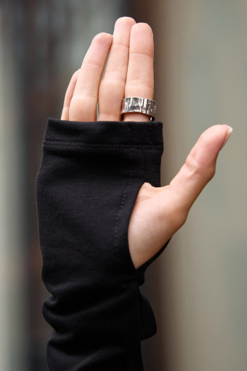 Авторское длинное теплое платье Данху