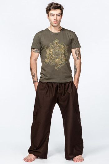 Мужская этническая футболка Ашока