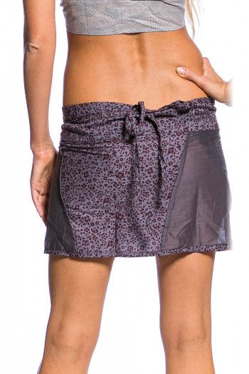 Юбка мини серая Мерриконе