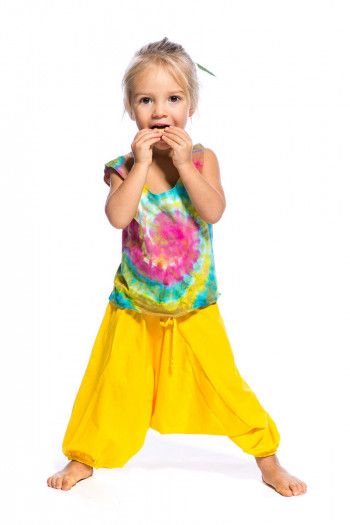 Детские жёлтые штаны Солнышко