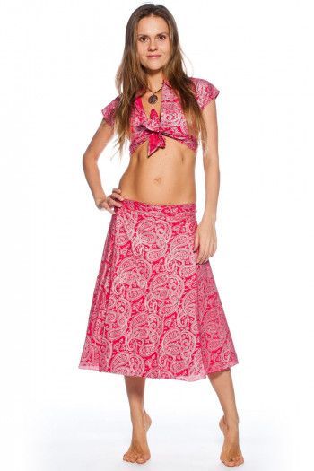 Розовая юбка Анектохил