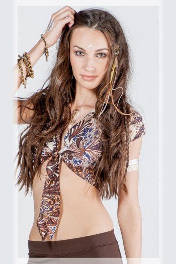 Топик с узорами Пероба