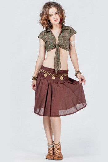 Топ с воротником Багмати