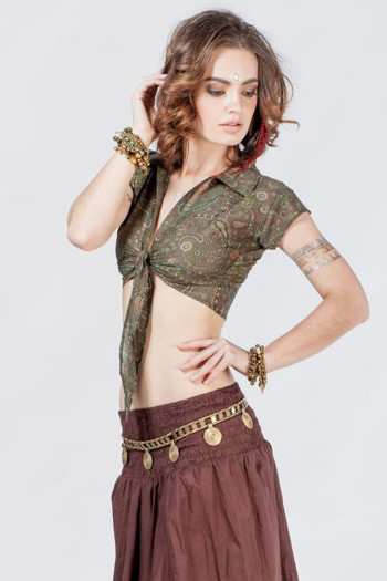 Кулон Чайная роза