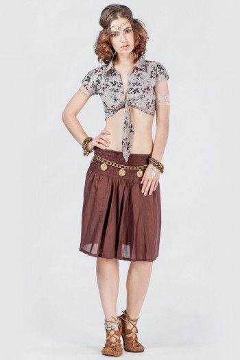 Серый топ Аврюз