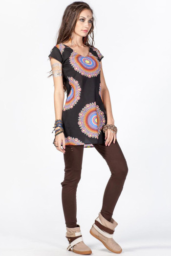 Женское платье-туника Мандалы