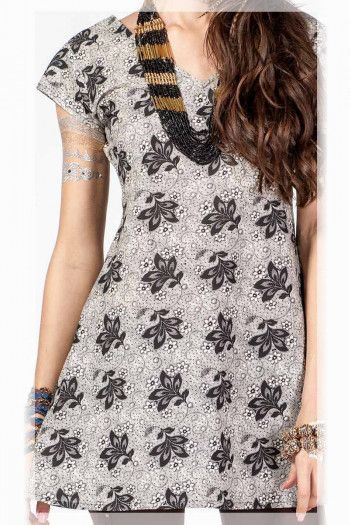 Платье мини с рисунком Азинус