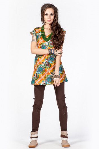 Платье-туника Парад планет