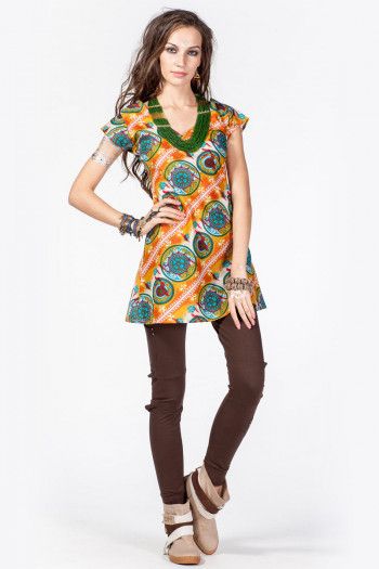 Платье-туника Парад планет