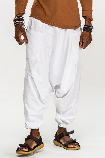 Белые шаровары Кумбха