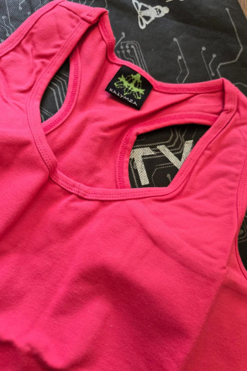 Однотонная майка Розовая пантера