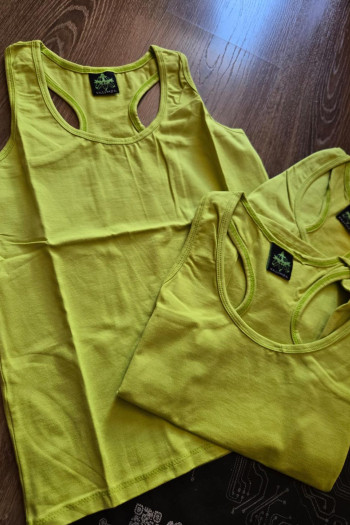 Майка однотонная Оливка