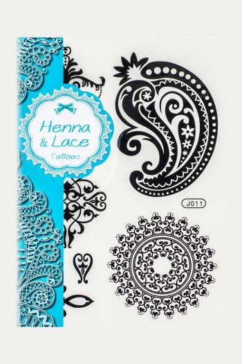 Флэш тату Дивные узоры