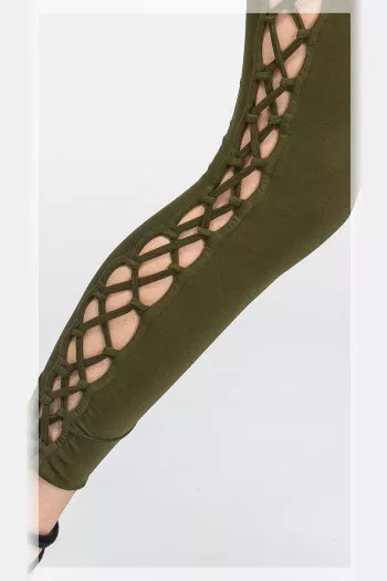 Леггинсы хаки Гибкая лиана