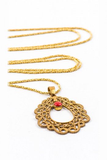 Кулон с камнем Сердце брахмана