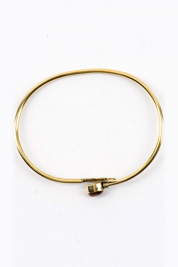 Браслет с камнем Дубовая ветка