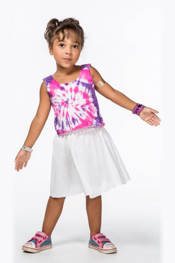 Юбка клеш детская Попкорн