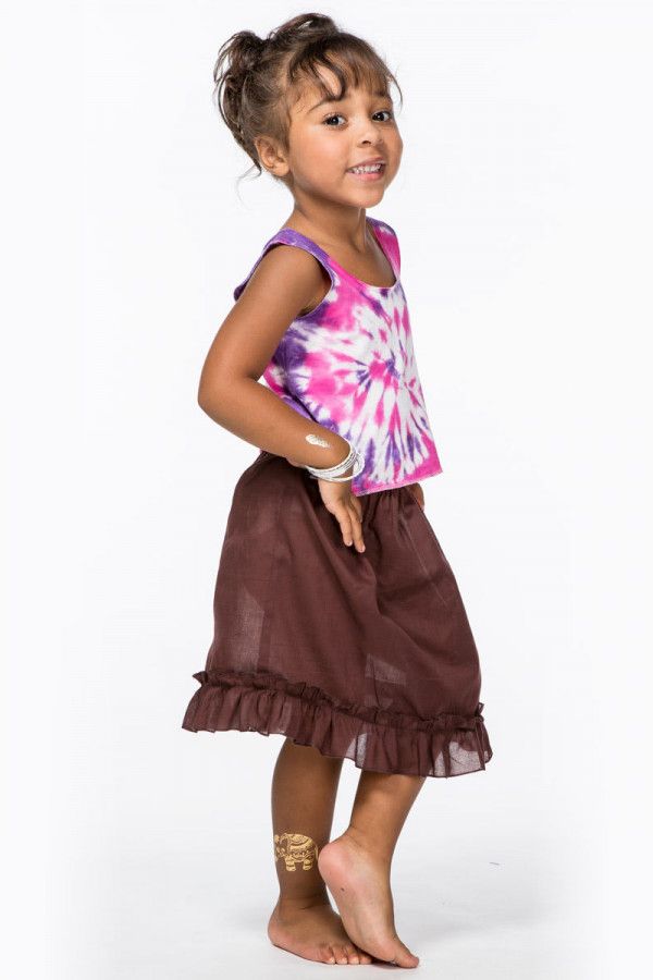 Детская юбка с рюшами Тинь Тинь