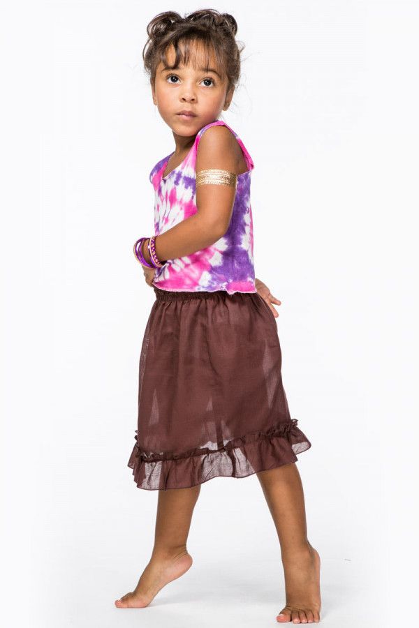 Детская юбка с рюшами Тинь Тинь