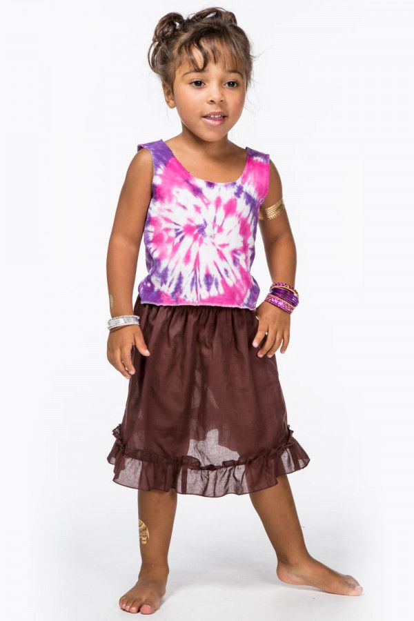 Детская юбка с рюшами Тинь Тинь