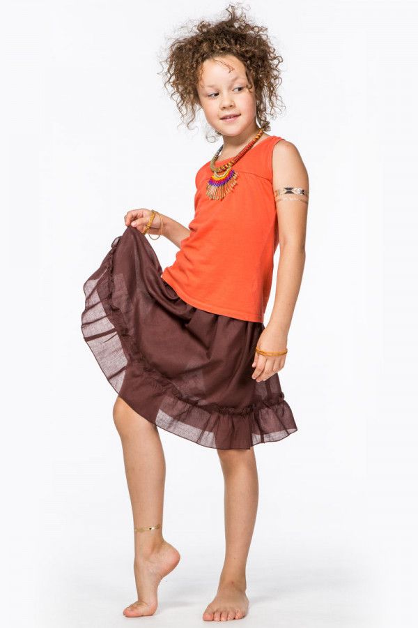 Детская юбка с воланом Нала