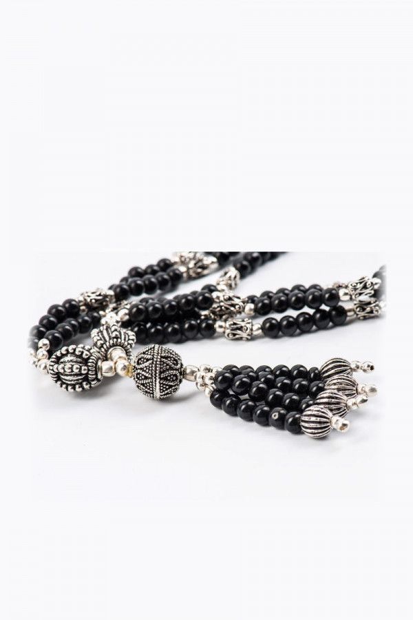 Многоуровневые бусы Брахманский шнур