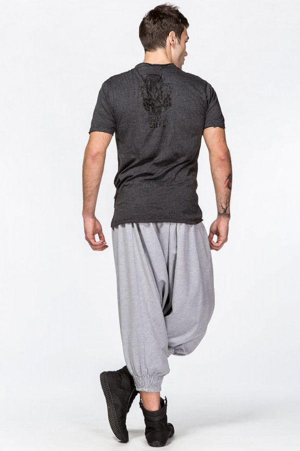 Футболка мужская цвета графит с принтом «Ganesh»