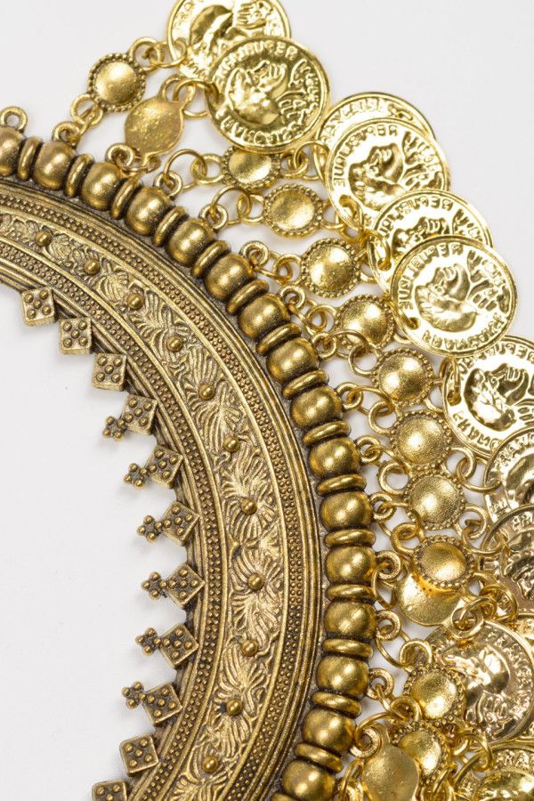 Золотистое восточное колье Бэйкер