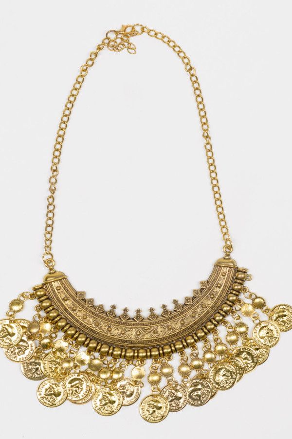 Золотистое восточное колье Бэйкер