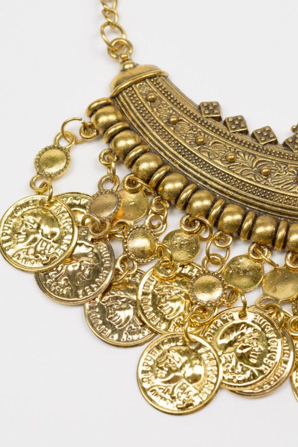 Золотистое восточное колье Бэйкер